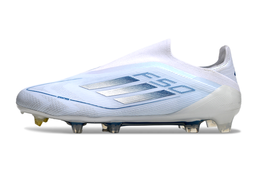 Chuteira Adidas F50 LL FG Branca e Azul