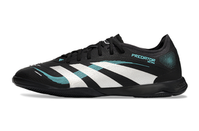 Chuteira Futsal Adidas Predator Elite Fold-Over Tongue IC - Preta, Branca e Azul