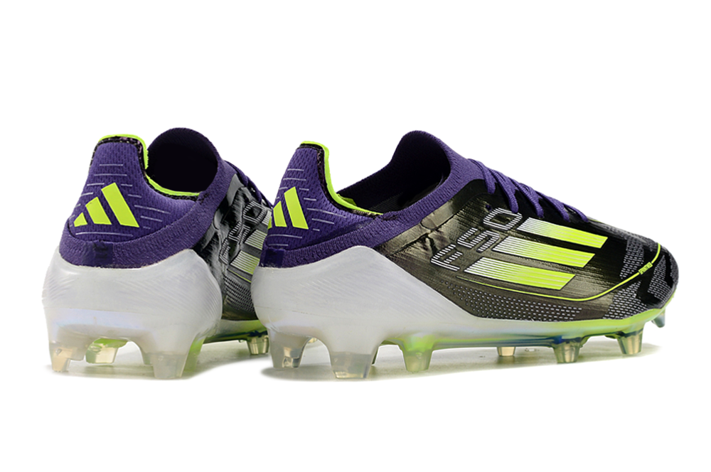 Chuteira Adidas F50 FG Roxa e Verde "Fast Reborn"