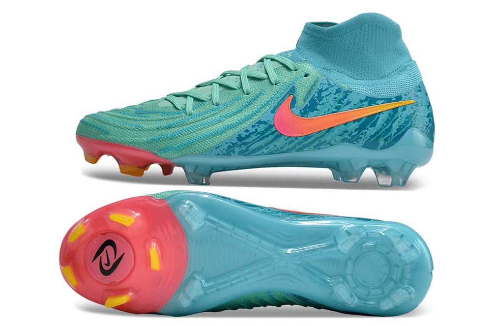 Nike Phantom Luna Elite NU FG Verde e Azul Oceano
