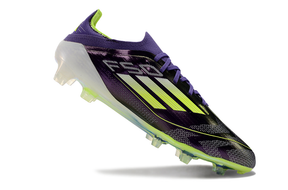 Chuteira Adidas F50 FG Roxa e Verde "Fast Reborn"