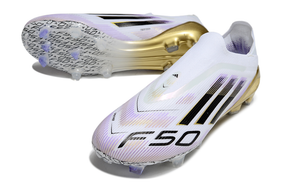 Chuteira Adidas F50 FG Elite Dourada