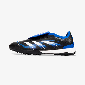 Chuteira Adidas Predator Elite Fold-Over Tongue TF - Preta, Azul e Branca