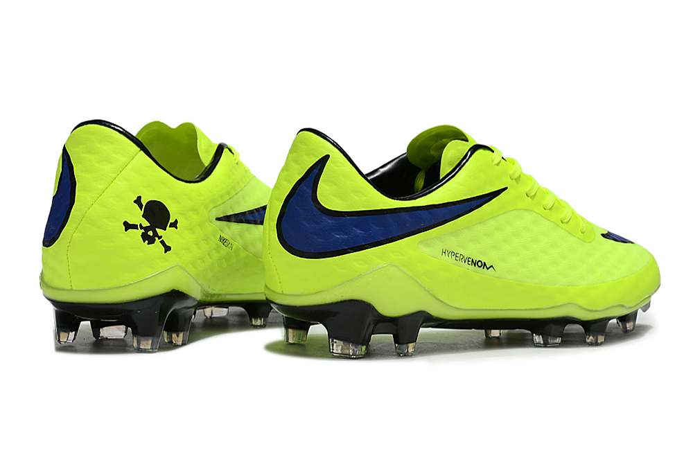 Chuteira Nike Hypervenom Elite FG - Verde e Azul