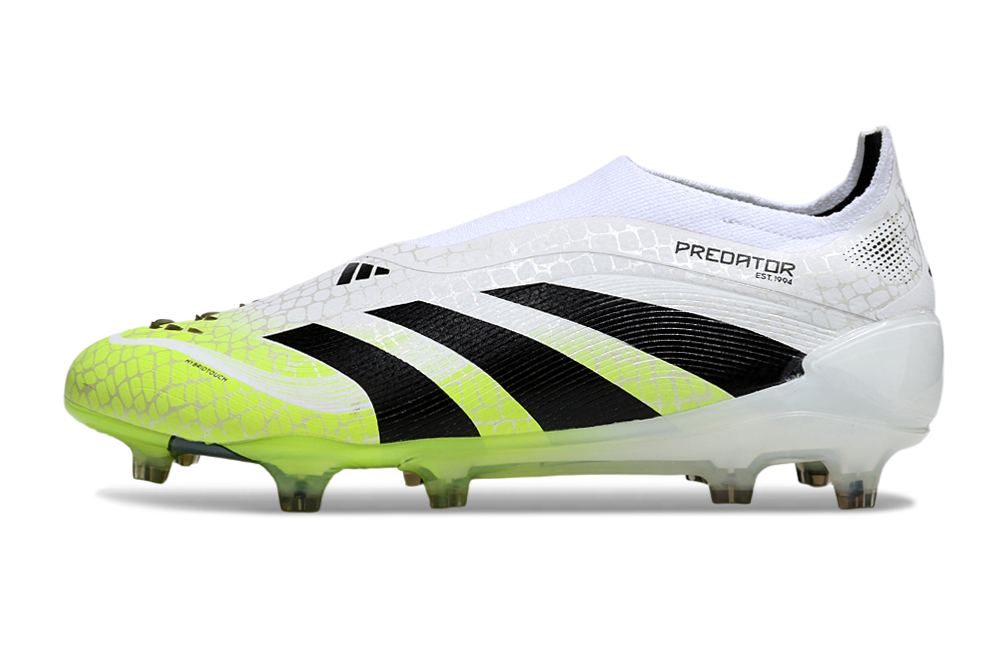 Chuteira Adidas Predator Elite FG LL - Branca e Amarela