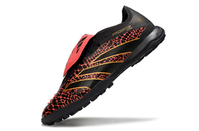 Chuteira Adidas Predator Elite Fold-Over Tongue TF - Preta, Laranja e Dourada