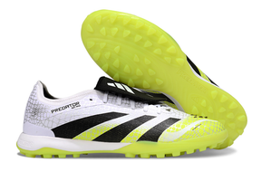 Chuteira Adidas Predator Elite Fold-Over Tongue TF - Branca, Preta e Verde