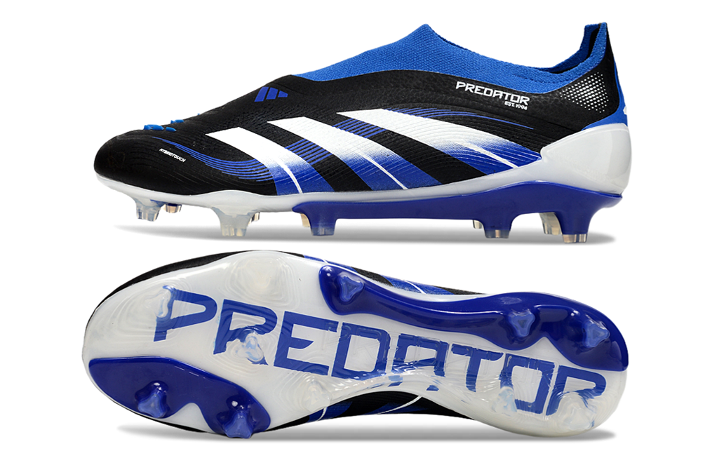 Chuteira Adidas Predator Elite FG - Preta e Azul