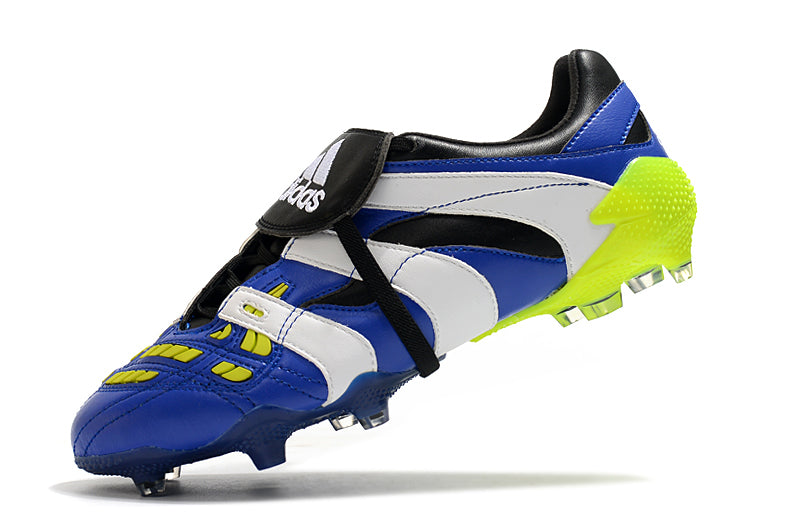 Chuteira Adidas Predator Accelerator FG - Azul e Verde