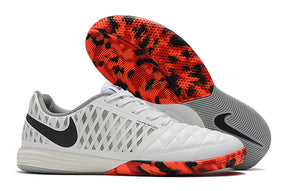 Chuteira Futsal Nike Lunar Gato IC Branca e Vermelha