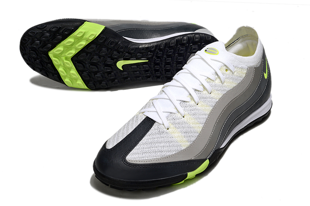 Chuteira Futsal Nike Mercurial Air Zoom Vapor 16 com design moderno e sola em borracha para ótima tração.