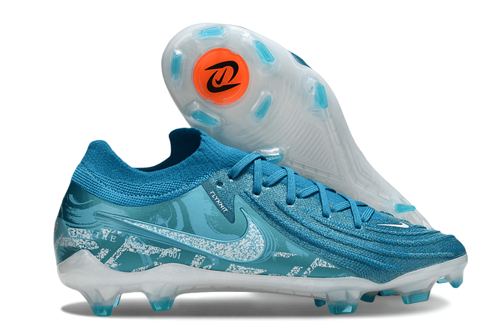 Chuteira Nike Phantom GX II Edição Especial FG - Azul e Turquesa