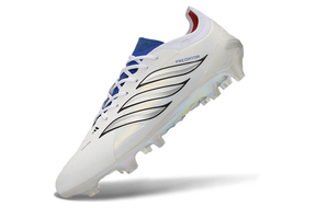 Chuteira Adidas Predator Elite FG 26 - Branca e Azul "Bellingham"