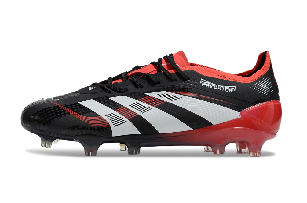 Chuteira Adidas Predator Elite FG - Vermelha e Preta