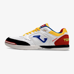Chuteira de Futsal JOMA IC Branca, Azul e Vermelho