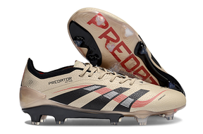 Chuteira Adidas Predator Elite FG - Bege e Preta