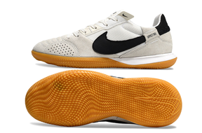 Chuteira Futsal Nike Street Gato IC - Cinza, Branca e Preta