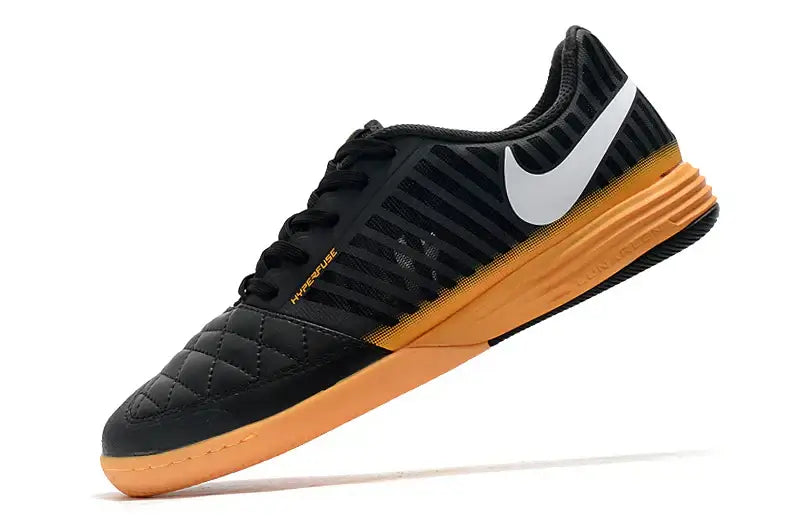 Chuteira Futsal Nike Lunar Gato IC Preta e Laranja