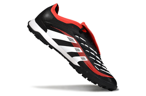 Chuteira Adidas Predator Elite Fold-Over Tongue TF - Preta, Branca e Vermelha