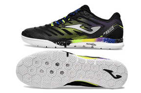 Chuteira Futsal Joma Regate Rebound IC Preta e Amarelo