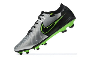 Chuteira Nike Tiempo Legend 10 FG - Verde e Prata