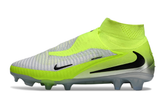 Chuteira Nike Phantom 6 Elite FG - Verde e  Branca