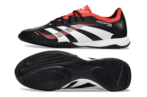 Chuteira Futsal Adidas Predator Elite Fold-Over Tongue IC - Preta, Branca e Laranja