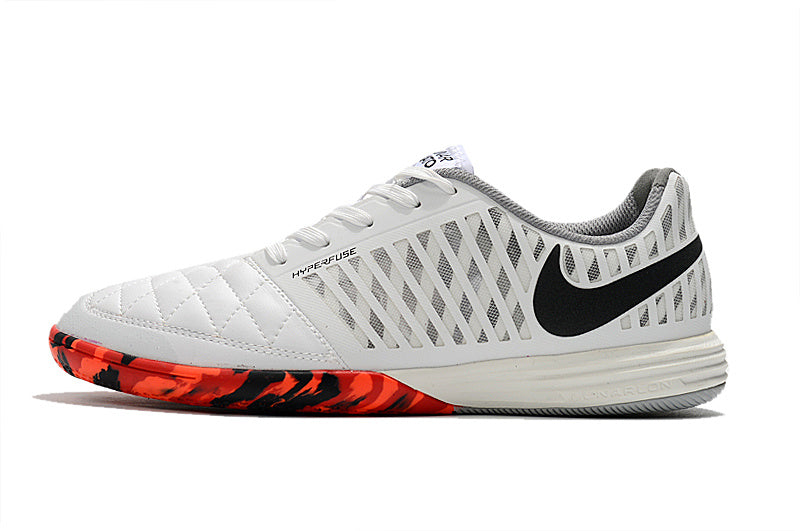 Chuteira Futsal Nike Lunar Gato IC Branca e Vermelha