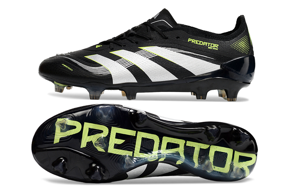 Chuteira Adidas Predator Elite FG - Preta e Amarela