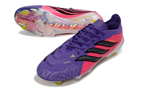 Chuteira Adidas Predator Elite FG 26 - Azul e Rosa