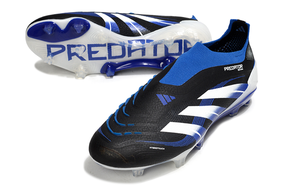 Chuteira Adidas Predator Elite FG - Preta e Azul