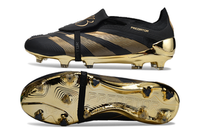 Chuteira Adidas Predator Predstrike FT FG Preta e Dourada
