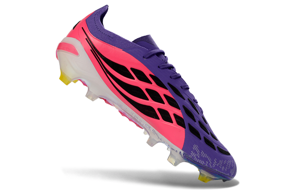 Chuteira Adidas Predator Elite FG 26 - Azul e Rosa