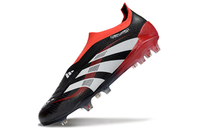 Chuteira Adidas Predator Elite FG - Preta e Vermelha