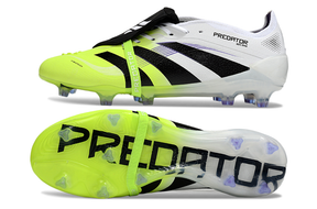 Chuteira Adidas Predator Elite FG Tongue Branca e Amarela