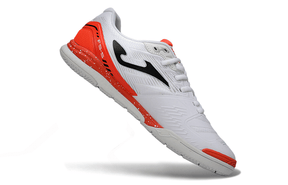 Chuteira Futsal Joma Regate Rebound IC Branca e Laranja