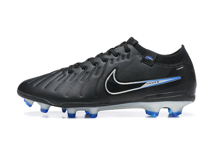 Chuteira Nike Tiempo Legend 10 FG - Preta e Azul - Pack Shadow