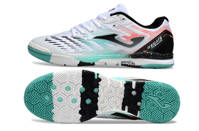 Chuteira Futsal Joma Regate Rebound IC Branca, Preta e Verde