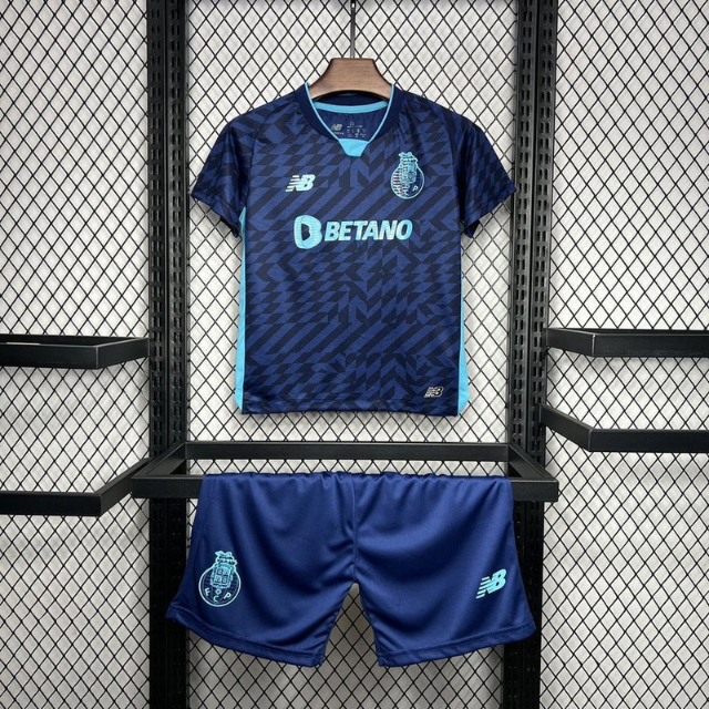 Conjunto infantil FC Porto azul terceiro equipamento 2024/25