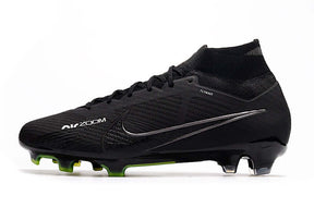 Chuteira Nike Air Zoom Mercurial Superfly 9 Elite FG com design moderno e tecnologia de amortecimento.