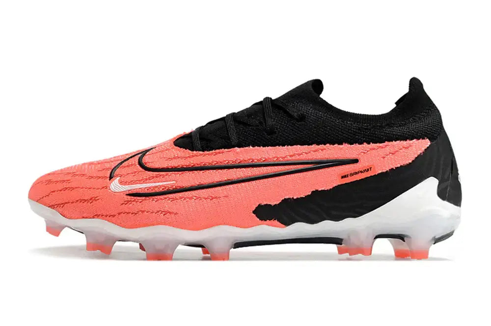 Chuteira Nike Gripknit Phantom GX Elite Dynamic Fit FG Vermelha e Preto