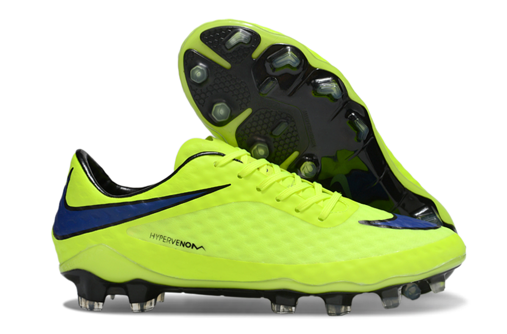 Chuteira Nike Hypervenom Elite FG - Verde e Azul