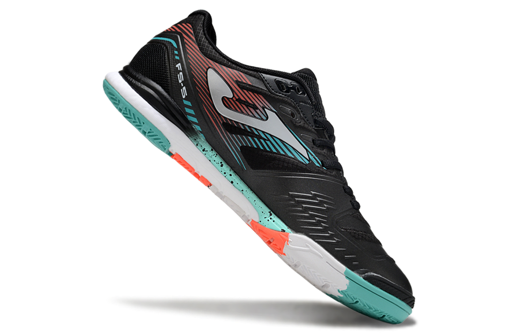 Chuteira Futsal Joma Regate Rebound IC Preta, Vermelha