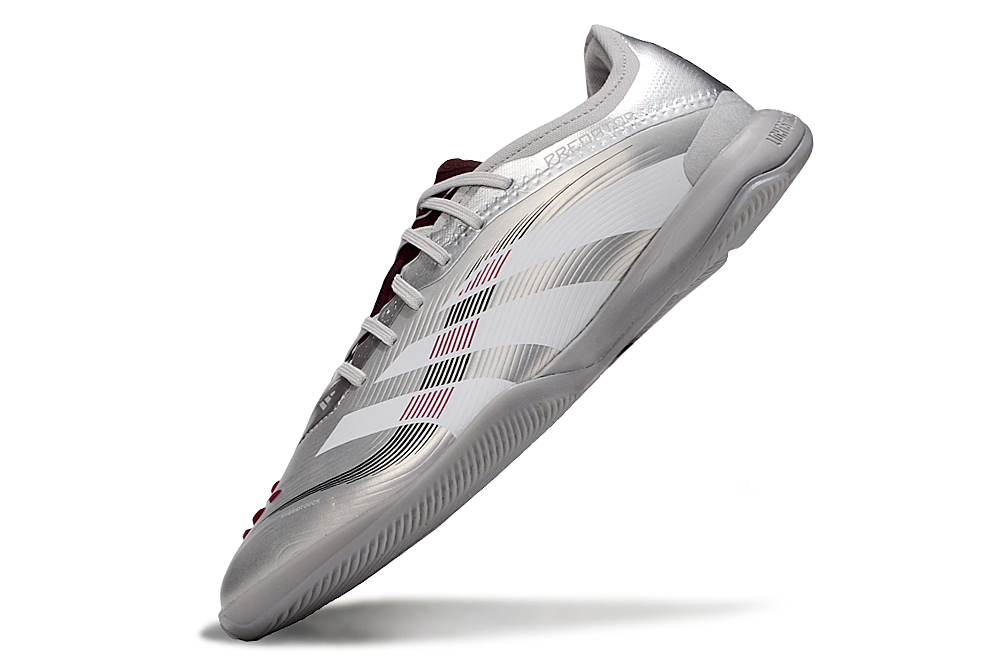 Chuteira Futsal Adidas Predator Elite Fold-Over Tongue IC - Prata