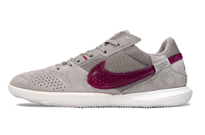 Chuteira Futsal Nike Street Gato IC - Cinza e Vinho