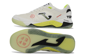 Chuteira Futsal Joma Top Flex Rebound IC Bege RFEF