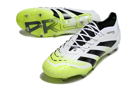 Chuteira Adidas Predator Elite FG - Branca e Amarela