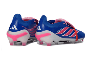 Chuteira Adidas Predator Elite FG 26 - "Finishers Steel" Azul e Rosa