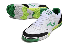 Chuteira Futsal Joma Top Flex Rebound IC Branca, Preta e Amarela