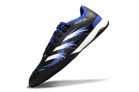 Chuteira Futsal Adidas Predator Elite Fold-Over Tongue IC - Preta, Azul e Branca